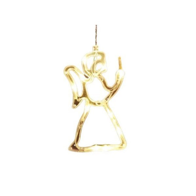 Decoratiune de Craciun Luminoasa in forma de Ingeras , cu Ventuza