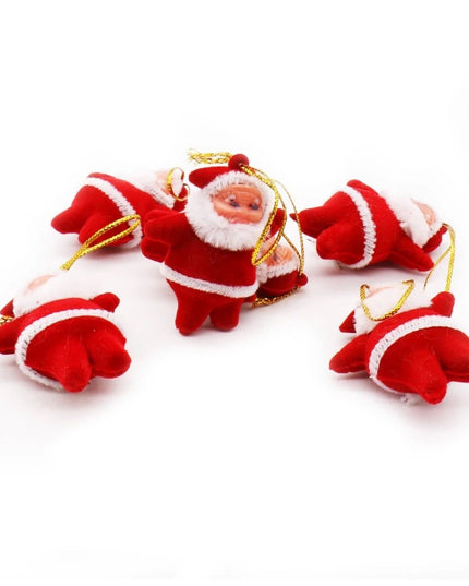 Decoratiune de Craciun, Mos Craciun mic, cu agatatoare pentru pom