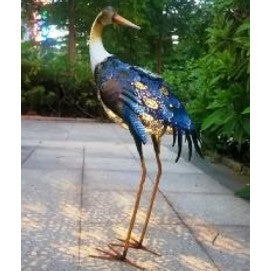 Decoratiune de Gradina cu Lampa solara, Model Pasare, Iluminare Led si Incarcare Solara,pentru Exterior