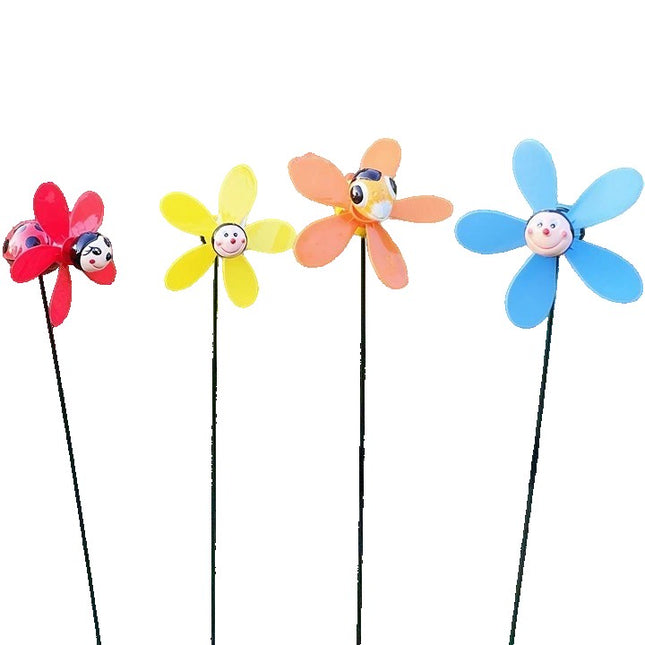 4 Figurine, Decoratiuni de Gradina, Tip Morisca de Vant, Model Insecte