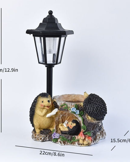 Lampa Solara Decorativa pentru Gradina, Decoratiune pentru Gradina cu Lumini LED, Dimensiuni aprox , Incarcare solara, Model 3 Arici