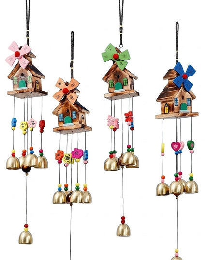 Decoratiune Gradina Pentru Vant, 45-50 cm, Casute Diverse