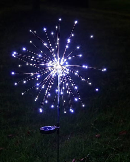 Lampa Solara, Decor Gradina, Model Fireworks/Artificii, din Sarma de Cupru, 120 LED-uri, 55W