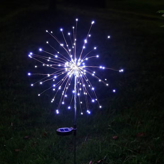 Lampa Solara, Decor Gradina, Model Fireworks/Artificii, din Sarma de Cupru, 120 LED-uri, 55W