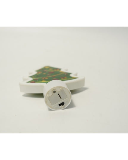 Decoratiune luminoasa 3D, Tip brad mic, cu baterii