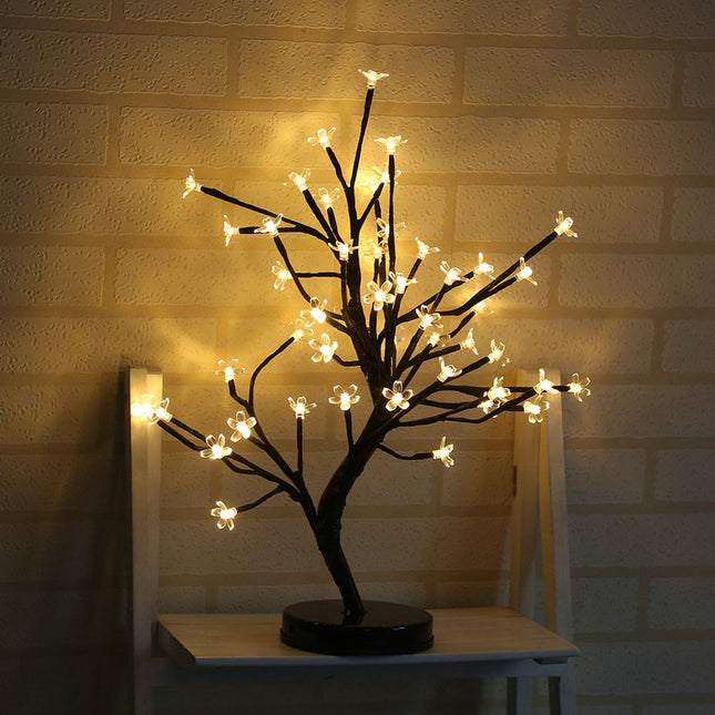 Decoratiune Luminoasa Arbore cu Baterii 48 LED -uri