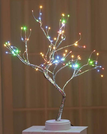 Decoratiune Luminoasa Arbore cu Baterii + USB, 108 LED-uri