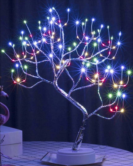 Decoratiune Luminoasa Arbore cu Baterii + USB, 108 LED-uri