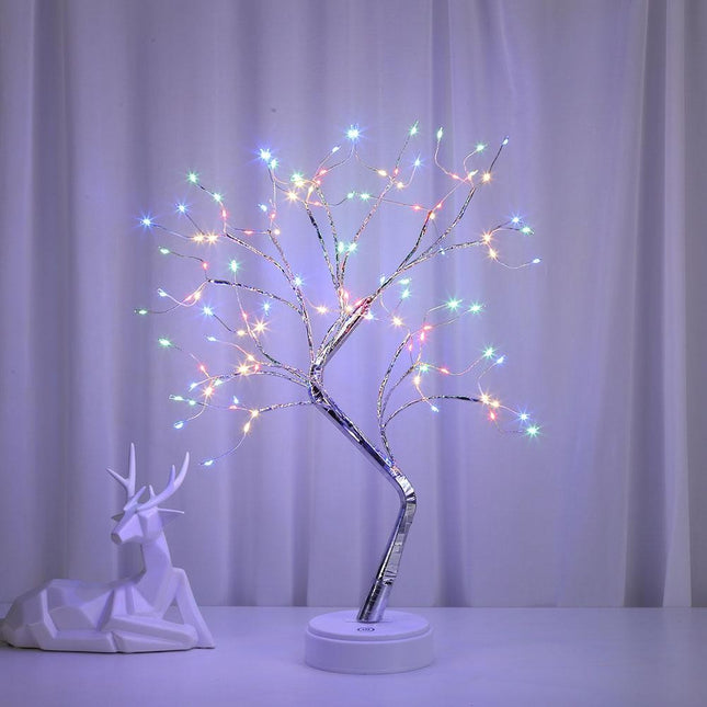 Decoratiune Luminoasa Arbore cu Baterii + USB, 108 LED-uri