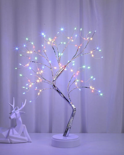 Decoratiune Luminoasa Arbore cu Baterii + USB, 108 LED-uri