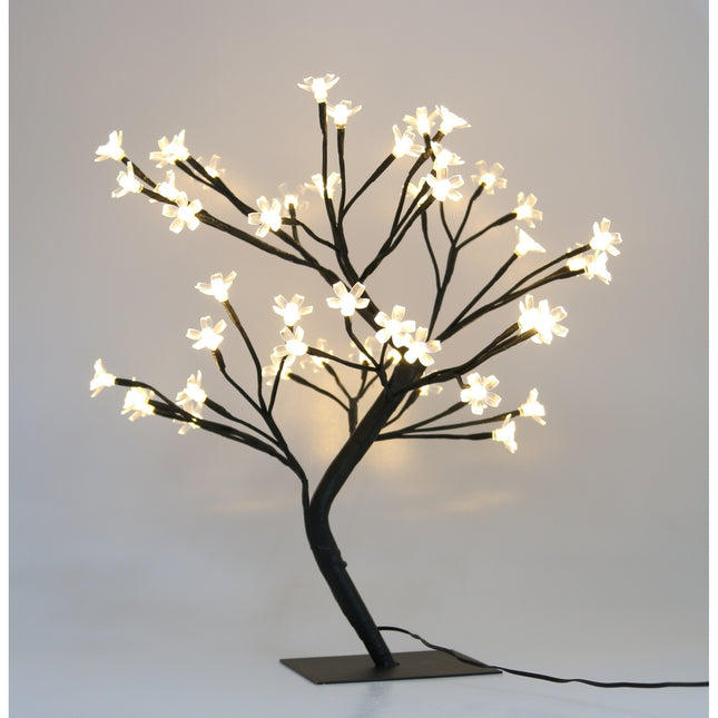 Decoratiune Luminoasa, Crenguta, cu Baterii, 72 LED -uri, Flori, Cald