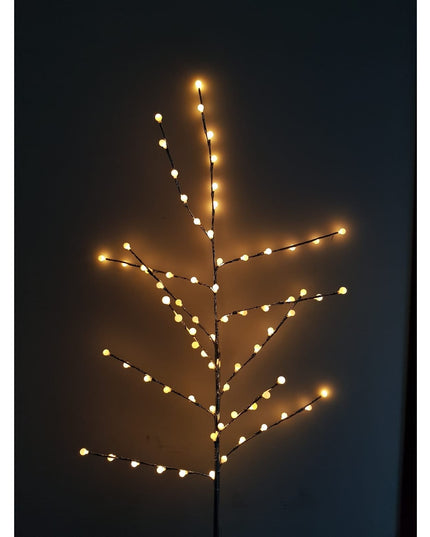 Decoratiune Luminoasa Crenguta cu Baterii 72 LED -uri Glob