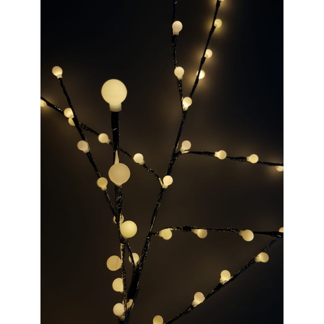 Decoratiune Luminoasa Crenguta cu Baterii 72 LED -uri Glob