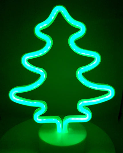 Decoratiune Luminoasa cu Baterii Brad