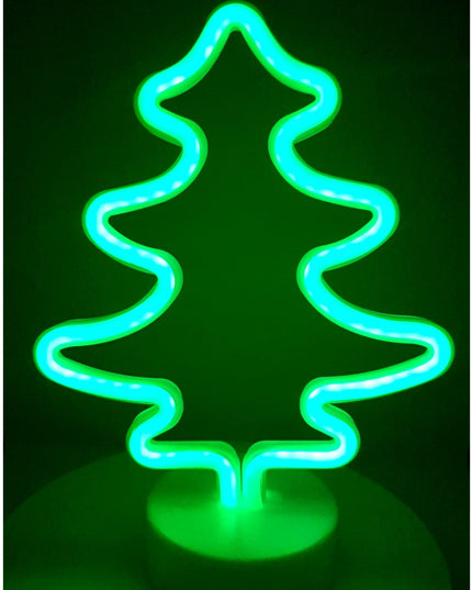 Decoratiune Luminoasa cu Baterii Brad