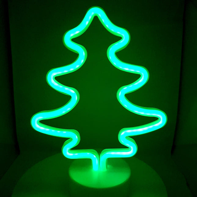 Decoratiune Luminoasa cu Baterii Brad