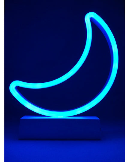 Decoratiune Luminoasa cu Baterii Semiluna