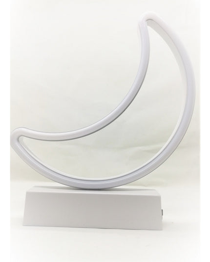 Decoratiune Luminoasa cu Baterii Semiluna