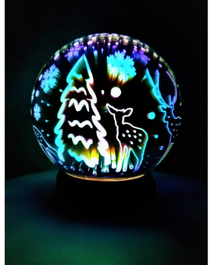 Decoratiune Luminoasa cu Baterii/USB Glob