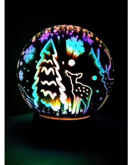 Decoratiune Luminoasa cu Baterii/USB Glob