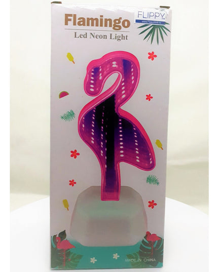 Decoratiune Luminoasa cu Baterii/USB Neon Model Flamingo