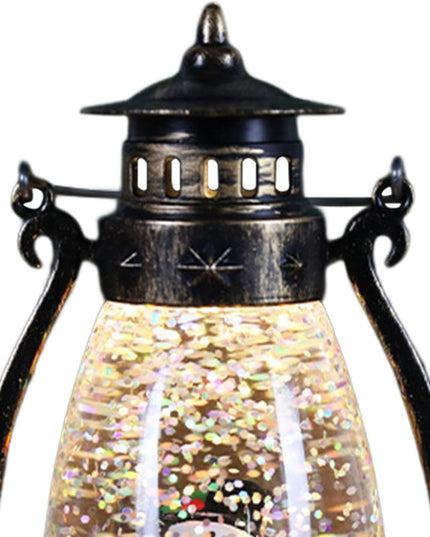 Decoratiune Luminoasa, Felinar de Craciun, cu Lumina LED, Ornament Model Lampa cu Ulei Om de Zapada, cu Maner