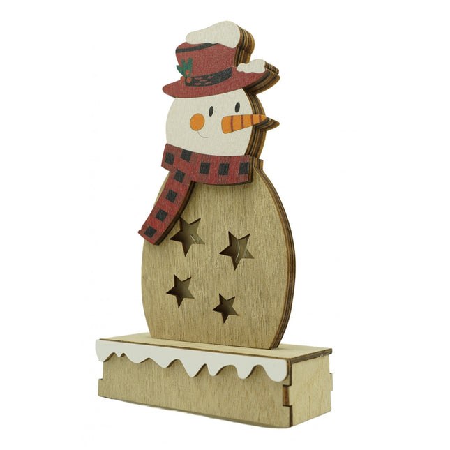 Decoratiune luminoasa, Om de zapada