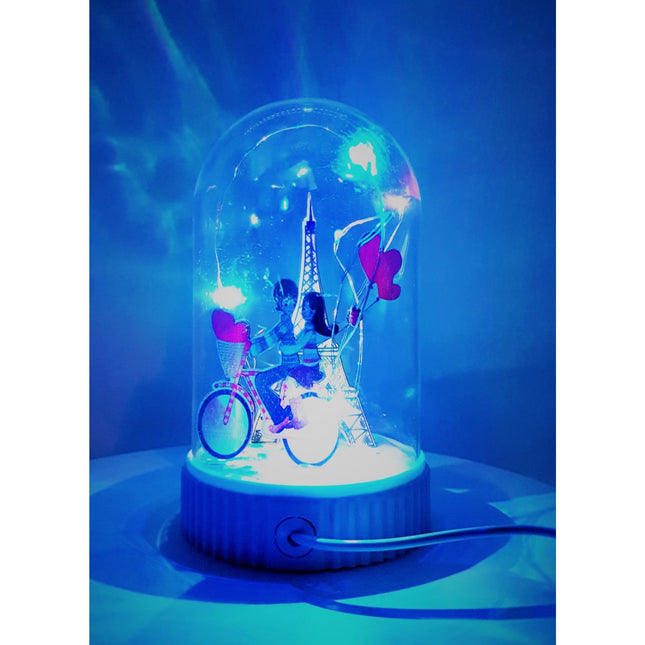 Decoratiune Luminoasa Glob cu USB Model Love