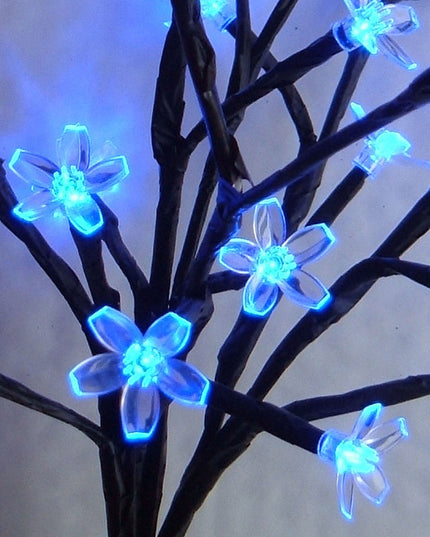 Decoratiune Luminoasa Pom Inflorit cu Baterii 72 LED -uri, Suport Inclus