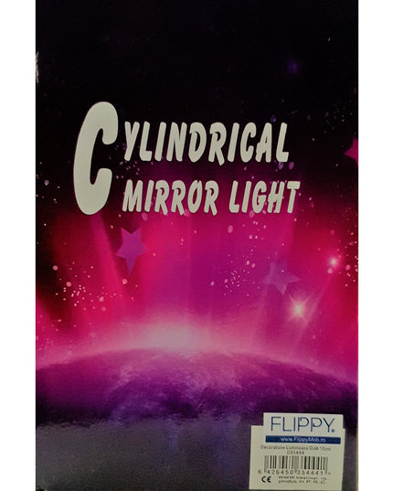 Decoratiune Luminoasa Tip Glob Cylindrical Mirror Light cu Baterii/USB