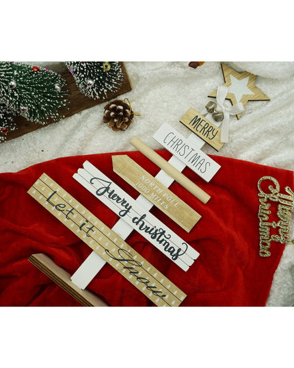 Decoratiune masa decorata, Mesaje Craciun