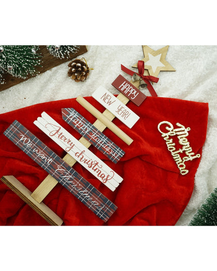 Decoratiune masa decorata, Mesaje Craciun