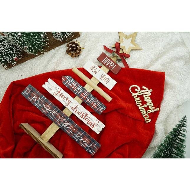 Decoratiune masa decorata, Mesaje Craciun