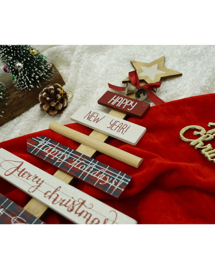 Decoratiune masa decorata, Mesaje Craciun