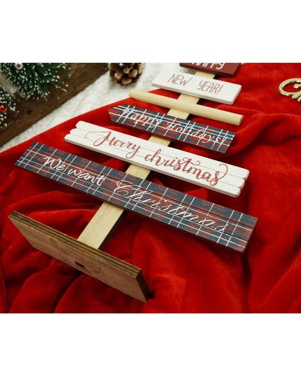 Decoratiune masa decorata, Mesaje Craciun