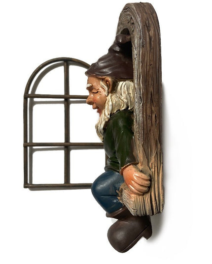Decoratiune pentru Gradina, Model Elf pentru Pom, Statuie pentru Gradina din Rasina, Decor pentru Gradina, Elf