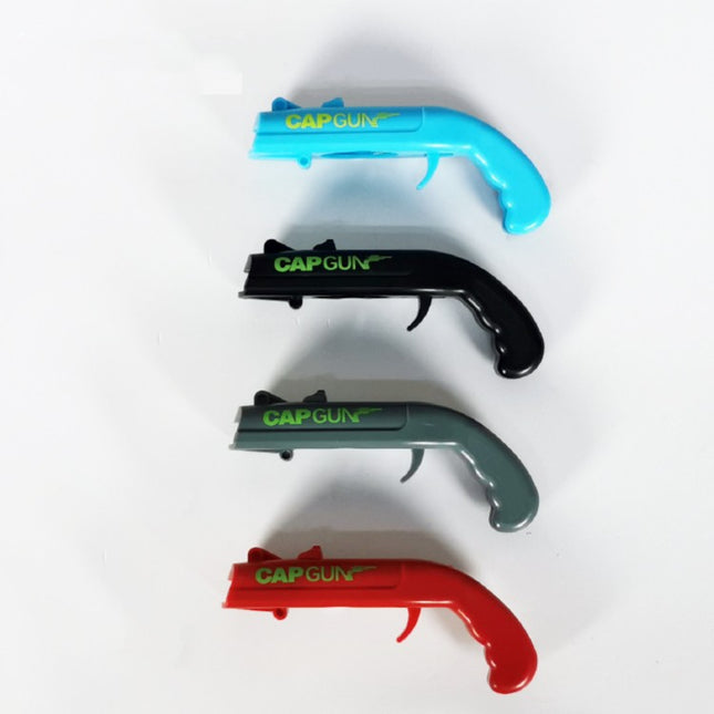 Deschizator de sticle, Model Pistol, Plastic, ABS, pentru Dopuri Metalice, 13 x 6 x 3.7 cm