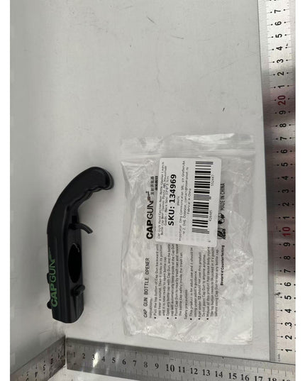Deschizator de sticle, Model Pistol, Plastic, ABS, pentru Dopuri Metalice, 13 x 6 x 3.7 cm