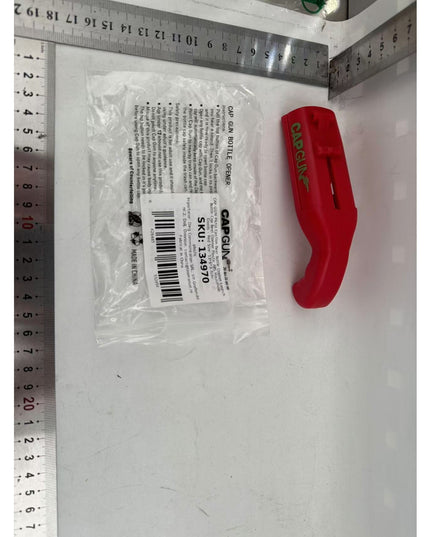 Deschizator de sticle, Model Pistol, Plastic, ABS, pentru Dopuri Metalice, 13 x 6 x 3.7 cm