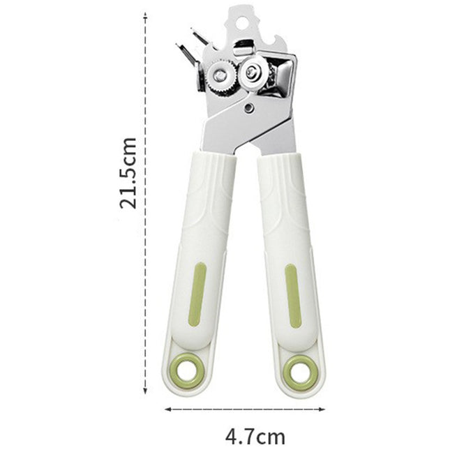 Desfacator de Conserve 1, Instrument pentru Deschis Conserve, Sticle, Otel inoxidabil, Simplu de Utilizat, Maner Anti alunecare