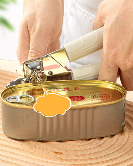 Desfacator de Conserve 1, Instrument pentru Deschis Conserve, Sticle, Otel inoxidabil, Simplu de Utilizat, Maner Anti alunecare