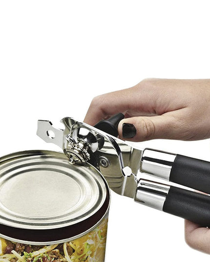 Desfacator de conserve multifunctional Otel inoxidabil, Maner antialunecare, ergonomic, rezistent la rugina, usor de utilizat