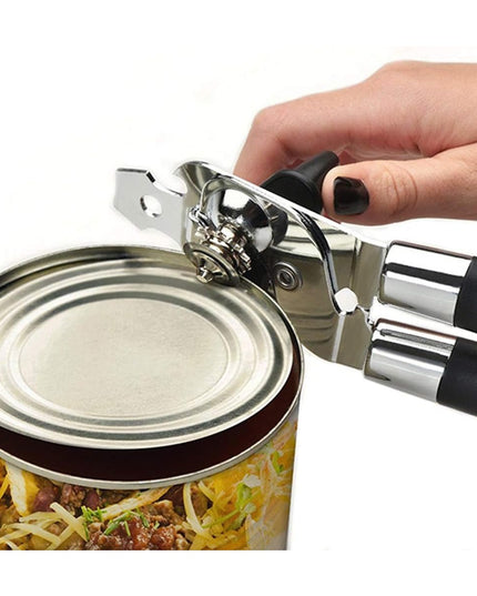 Desfacator de conserve multifunctional Otel inoxidabil, Maner antialunecare, ergonomic, rezistent la rugina, usor de utilizat,
