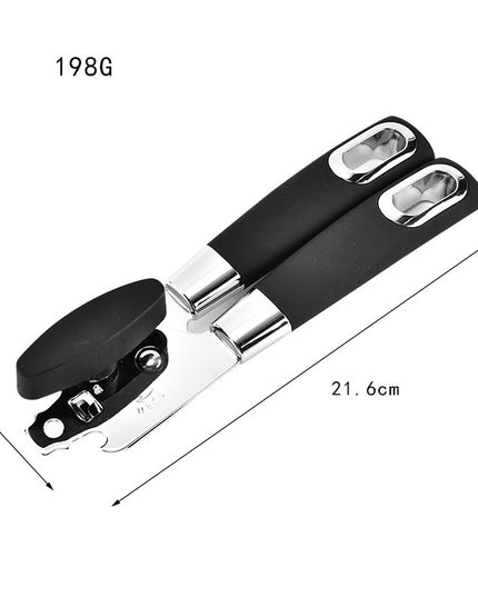 Desfacator de conserve multifunctional Otel inoxidabil, Maner antialunecare, ergonomic, rezistent la rugina, usor de utilizat