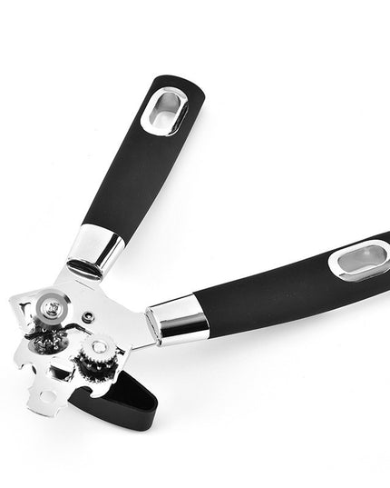 Desfacator de conserve multifunctional Otel inoxidabil, Maner antialunecare, ergonomic, rezistent la rugina, usor de utilizat,