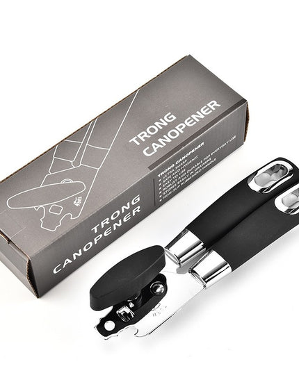 Desfacator de conserve multifunctional Otel inoxidabil, Maner antialunecare, ergonomic, rezistent la rugina, usor de utilizat