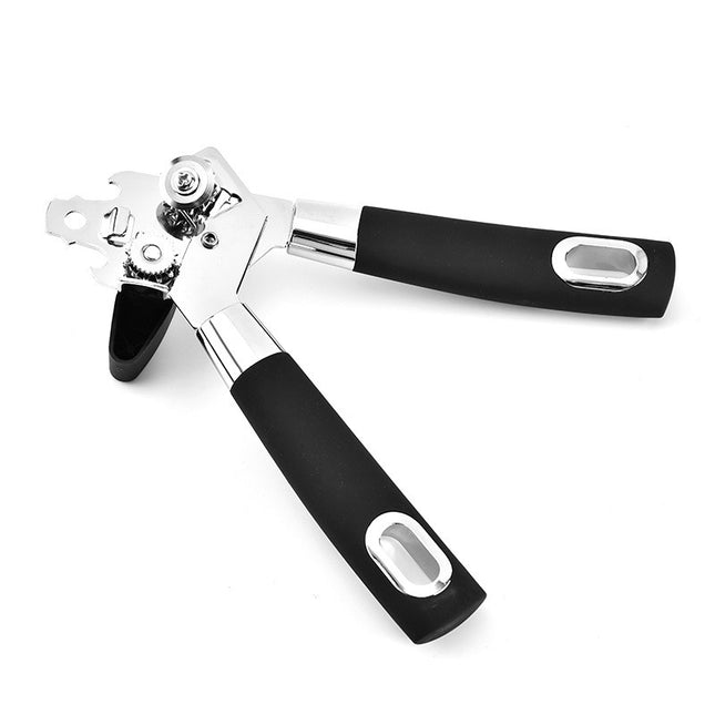Desfacator de conserve multifunctional Otel inoxidabil, Maner antialunecare, ergonomic, rezistent la rugina, usor de utilizat
