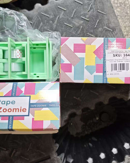 Dispenser de Banda Adeziva, Suport pentru Banda Adeziva pentru Birou, Scoala, din Plastic, 15,5 x 7,7 x 7,4 cm