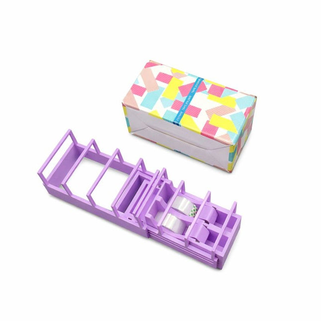 Dispenser de Banda Adeziva, Suport pentru Banda Adeziva pentru Birou, Scoala, din Plastic, 15,5 x 7,7 x 7,4 cm