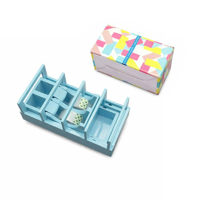 Dispenser de Banda Adeziva, Suport pentru Banda Adeziva pentru Birou, Scoala, din Plastic, 15,5 x 7,7 x 7,4 cm